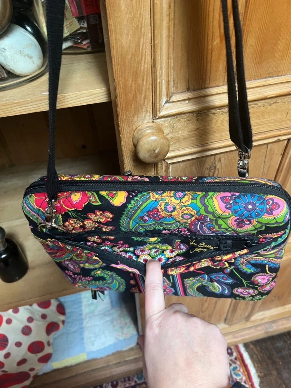 Vera Bradley iPad Bag in Retired Symphony in Hue Pattern
